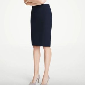 Ann Taylor Navy Pencil Skirt